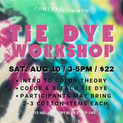 Tie Dye Workshop with Kelsey Baker