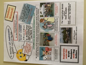 St. Matthew Catholic Church Giant Craft & Tag Sale