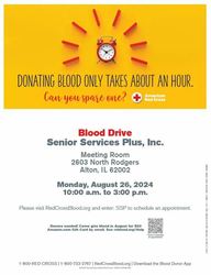 Blood Drive at Senior Services Plus