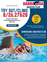 Barracuda Aquatics Club - Tryout/Clinic