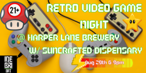 Retro Video Game Night @ Harper Lane Brewery