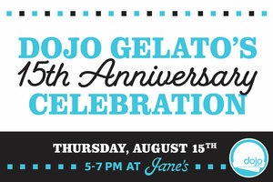 Dojo Gelato 15th Anniversary Celebration