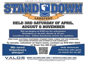 LANSFORD STAND DOWN -VALOR Clinic Foundation