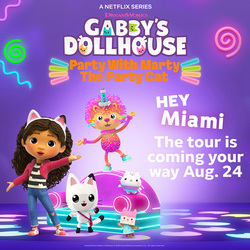 Gabby’s Dollhouse “Party with Marty the Party Cat” Tour