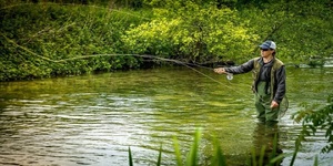 Fishing at Camp Trexler Lake with VALOR Clinic - 8-17-2024