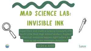 Mad Science Lab: Invisible Ink
