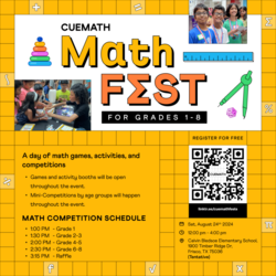 Math Fest @Frisco (Dallas), TX