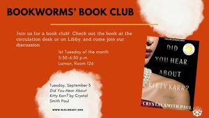 Bookworms Book Club: Did You Hear About Kitty Carr? by Crystal Smith Paul