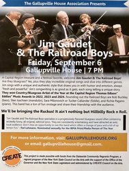 Music at the House - Jim Gaudet & The Railroad Boys