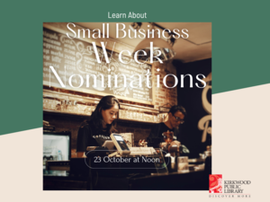 Small Business Week Nominations with the SBA