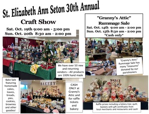 St. Elizabeth Ann Seton 30th Annual Craft Show and Rummage Sale
