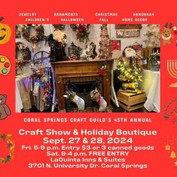 Coral Springs Craft Guild’s 45th annual Craft Show and Holiday Boutique