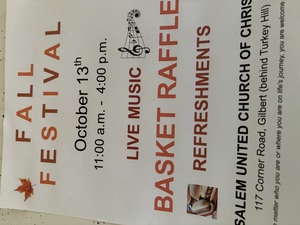 Fall Festival Basket Raffle
