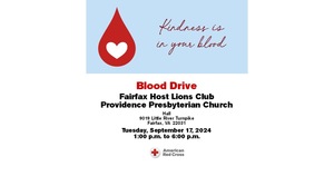 Fairfax Lions Club Blood Drive