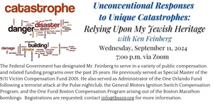 Temple Beth Sholom Presents:  Unconventional Responses to Unique Catastrophes