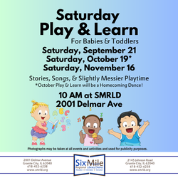 Saturday Play & Learn For Babies & Toddlers