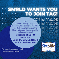 TAG = Teen Advisory Group