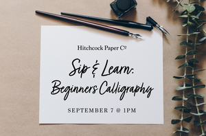 Sip & Learn: Beginners Calligraphy Workshop
