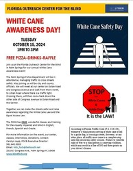 FREE CELEBRATION: WHITE CANE AWARENESS DAY!