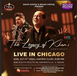 The Legacy of Khans - Rahat Fateh Ali Khan Live In Chicago 2024