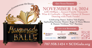 Sonoma Conservatory of Dance's 1st Ever Masquerade Ball