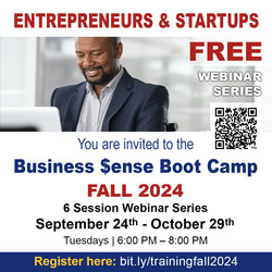 Business Sense Boot Camp Webinar Series