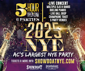 New Year's Eve in Atlantic City at The Showboat Hotel