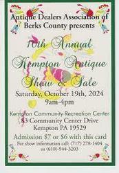 10th Annual Kempton Antique Show & Sale