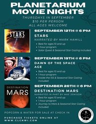 Planetarium Movie Night - Dawn of the Space Age