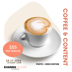 Coffee + Content: Photo & Video
