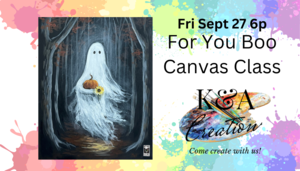 Boo For You Canvas Class