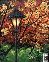 Autumn Glow Canvas Painting Class