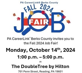 Fall 2024 JOB FAIR - Pennsylvania CareerLink® Berks County