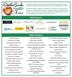 Saddlebrooke Health Fair 2024: The 25th Anniversary