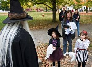 Trick-or-Treating in the Historic Village