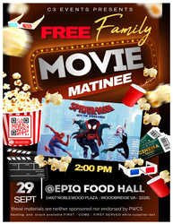FREE FAMILY MOVIE MATINEE @ EPIQ FOOD HALL