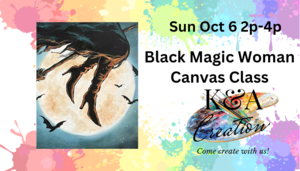 Black Magic Woman Canvas Class