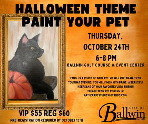 Paint Your Pet - Halloween Theme
