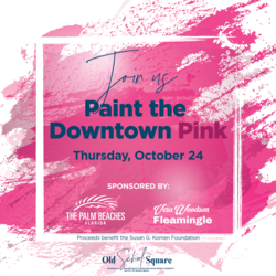 “Sip & Paint ~ Paint the Downtown Pink” Event, Hosted by Cornell Art Museum at Old School Square