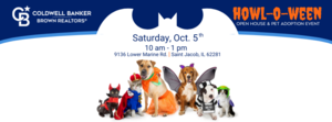Howl-O-Ween Open House & Pet Adoption Coldwell Banker Brown Realtors & Partners for Pets