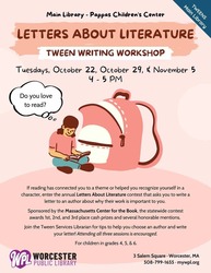 Letters About Literature: Tween Writing Workshop