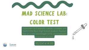 Mad Science Lab: Color Test