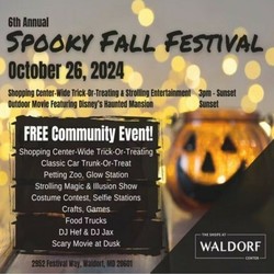 THE SHOPS AT WALDORF CENTER INVITES THE COMMUNITY  TO ITS SIXTH ANNUAL SPOOKY FALL FEST