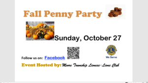 Moore TWP Lioness Lion Fall Penny Party