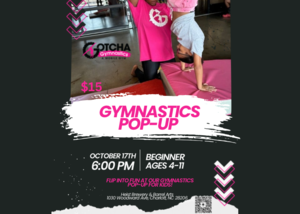 10/17 Beginner Gymnastics Pop-up 5-11yrs @Heist Brewery & Barrel Arts