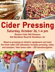 Apple Cider Pressing at Ralston Cider Mill