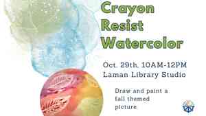 Crayon Resist Watercolor