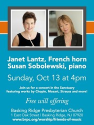 Distinguished Artists Concert - Janet Lantz, French Horn & Susan Sobolewski, Piano