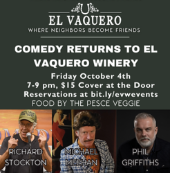 Comedy with Richard Stockton, Phil Griffiths and Michael Meehan