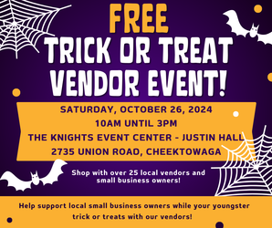 FREE Trick or Treat Vendor and Craft Show